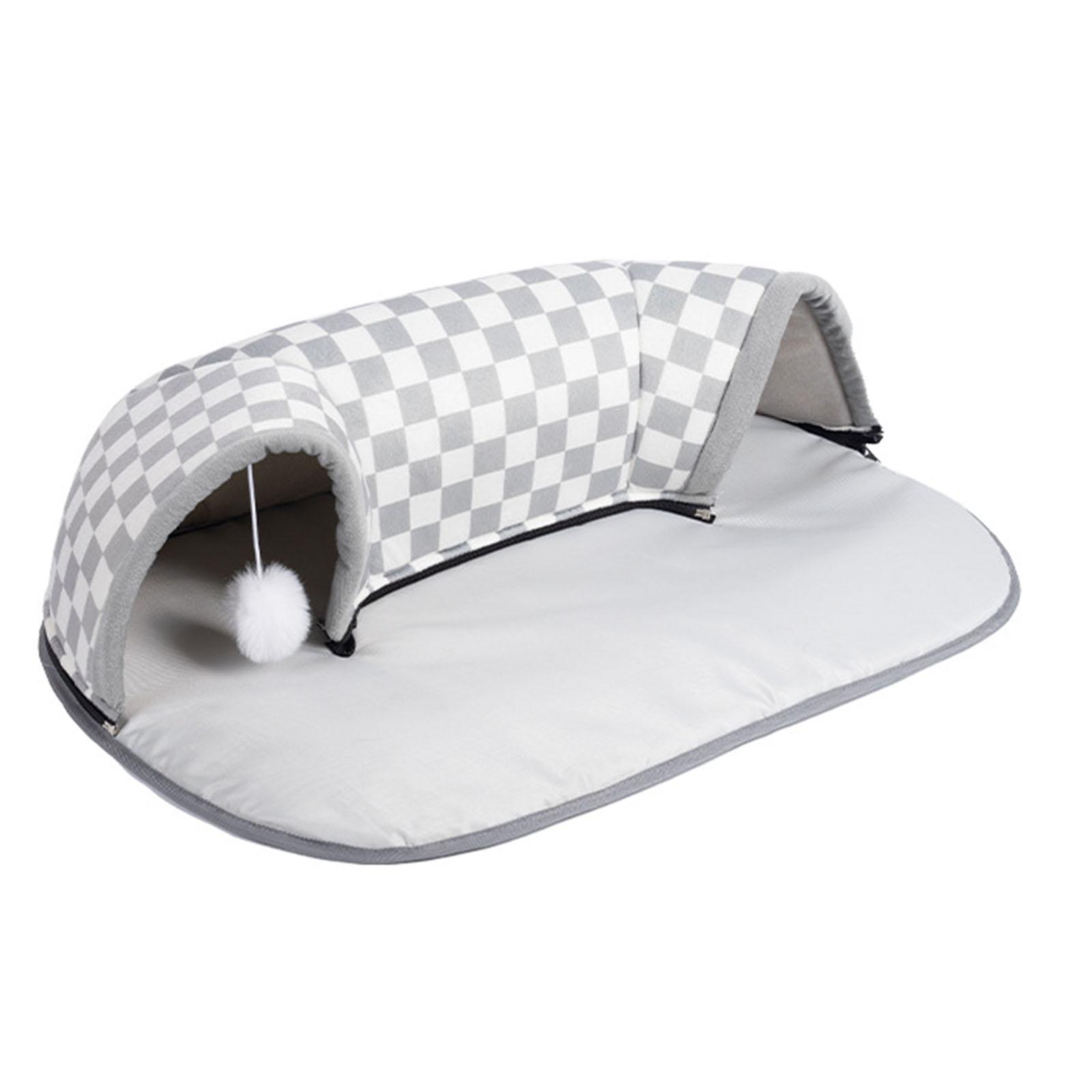 Cat Tunnel Toy - Winter Warm Cat Tunnel Bed Hideout