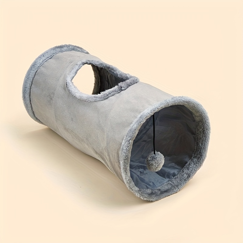 Cat Tunnel Toy - Collapsible Cat Tunnel Plush Pet Nest