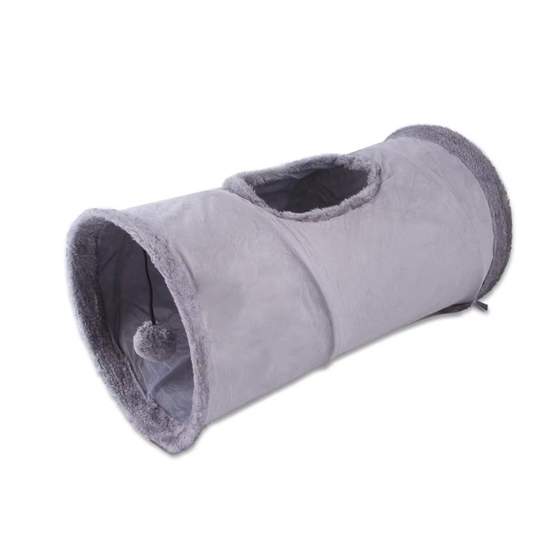 Cat Tunnel Toy - 10pcs 2 Way Suede Fabric Collapsible