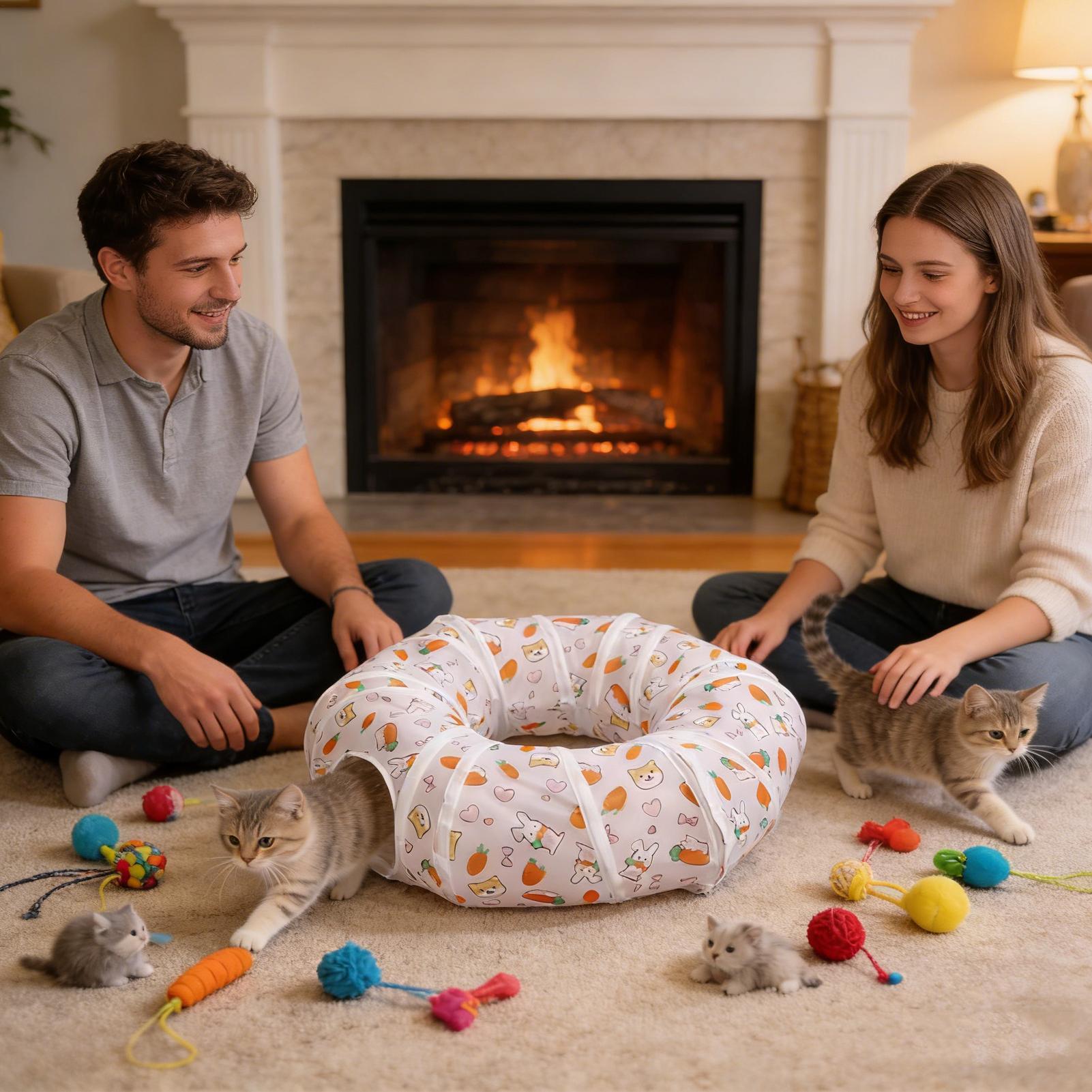 Cat Tunnels Interactive Foldab – обзор и цена Cat Tunnel Toy
