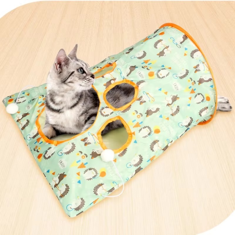 10pcs Cat Pet Playing Tunnel T – обзор и цена Cat Tunnel Toy