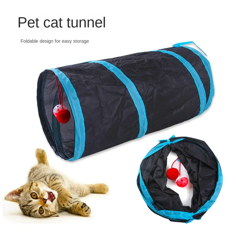 Cat Tunnel Foldable  Pet Suppl – обзор и цена Cat Tunnel Toy