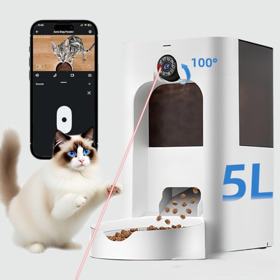 5L Smart Laser Pet Feeder Auto – обзор и цена Pet Supplies App