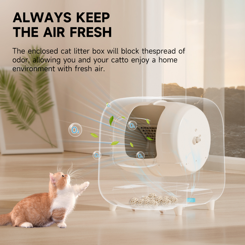 50L Automatic Cat Litter Box E – обзор и цена Pet Supplies App