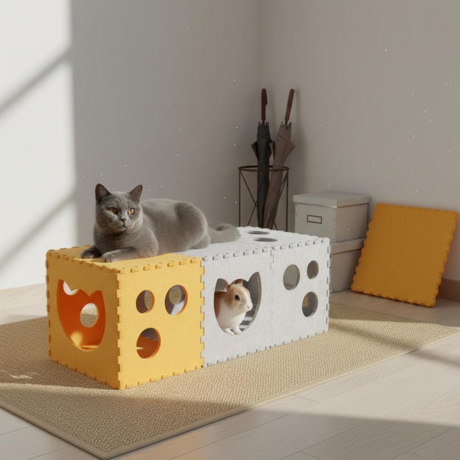 Foldable Play Tunnel Stable &  – обзор и цена Cat Tunnel Toy