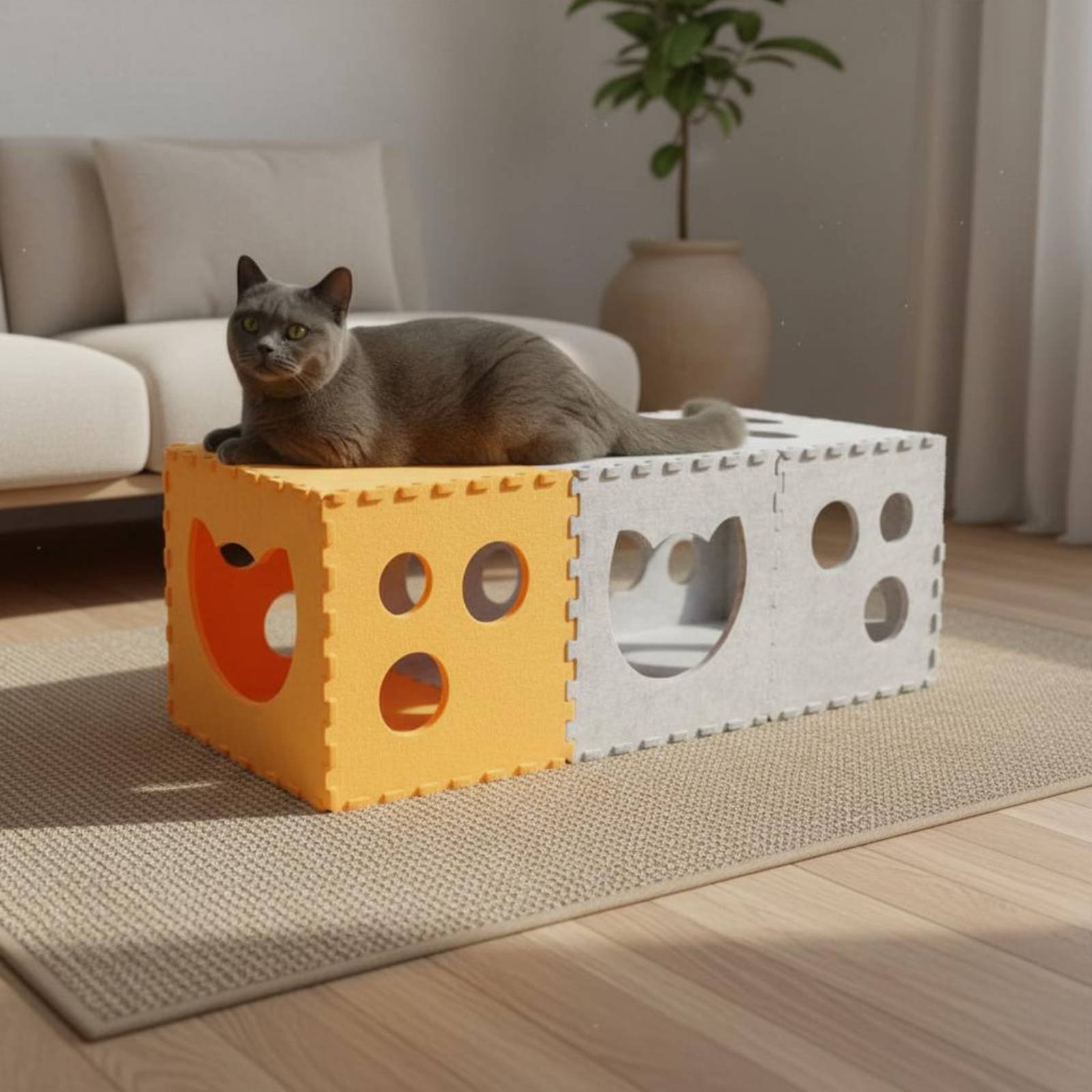 Foldable Play Tunnel Stable &  – обзор и цена Cat Tunnel Toy