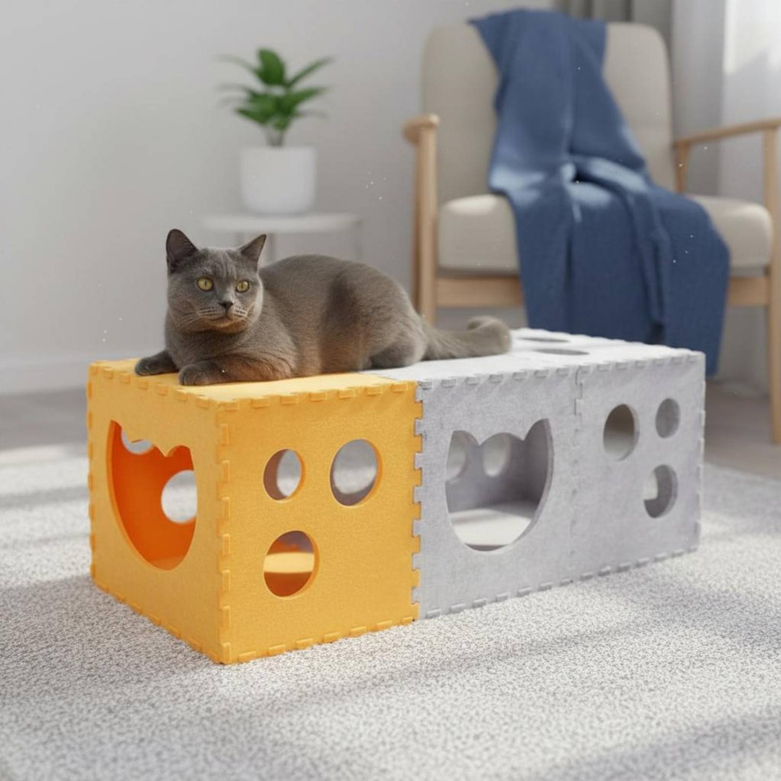 Foldable Play Tunnel Stable &  – обзор и цена Cat Tunnel Toy