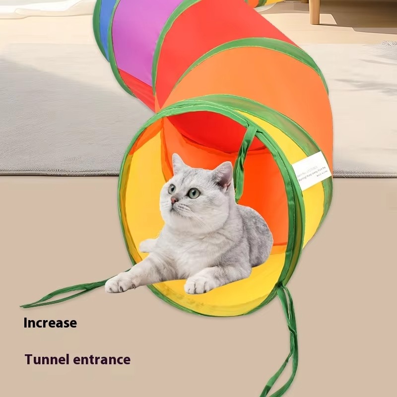 10pcs Universal Foldable Cat T – обзор и цена Cat Tunnel Toy