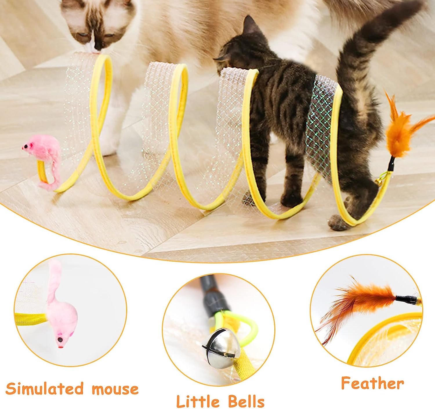 Folded Cat Tunnel S Type Cats  – обзор и цена Cat Tunnel Toy