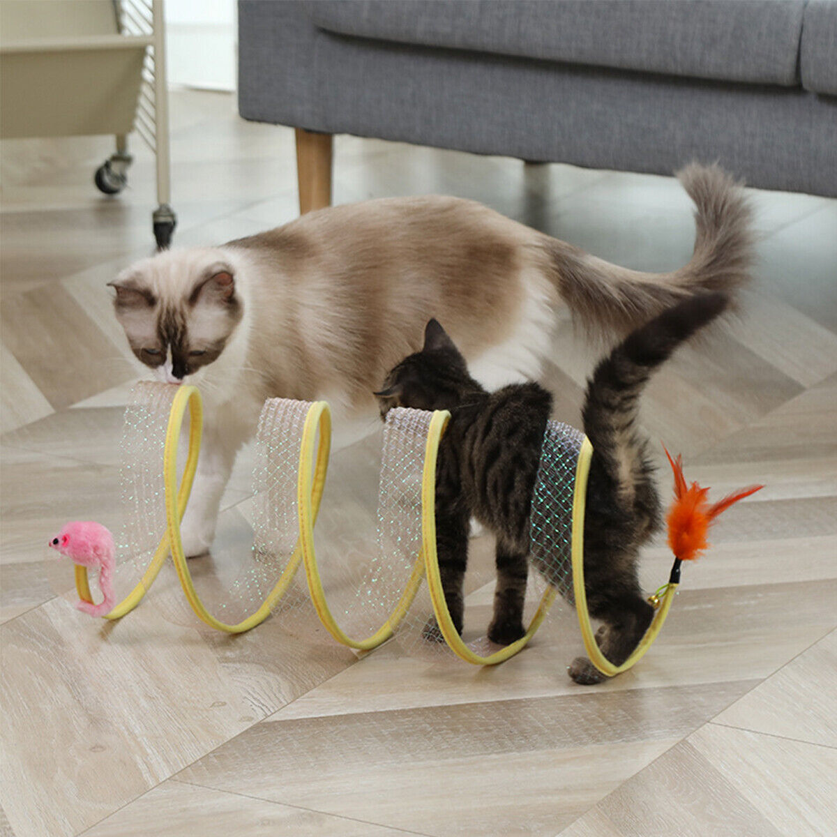 Folded Cat Tunnel S Type Cats  – обзор и цена Cat Tunnel Toy