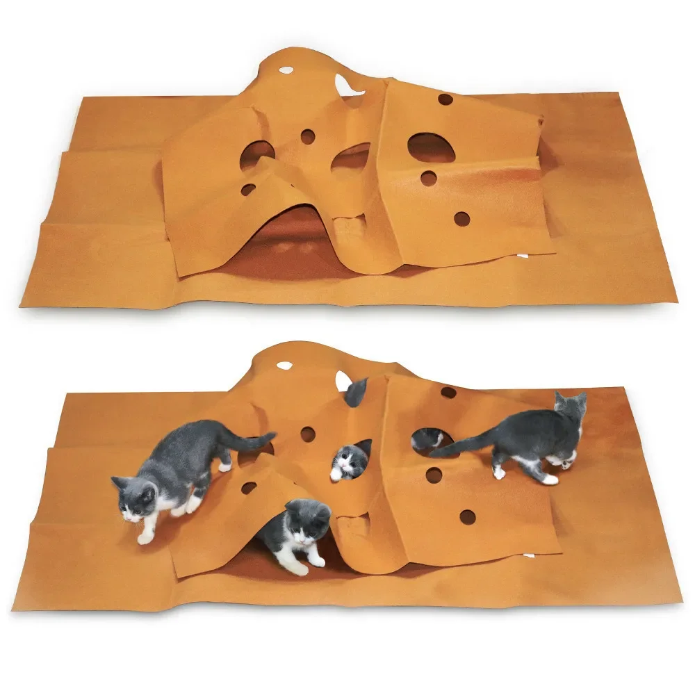 Cat Playing Game Mat Pet Toys  – обзор и цена Cat Tunnel Toy