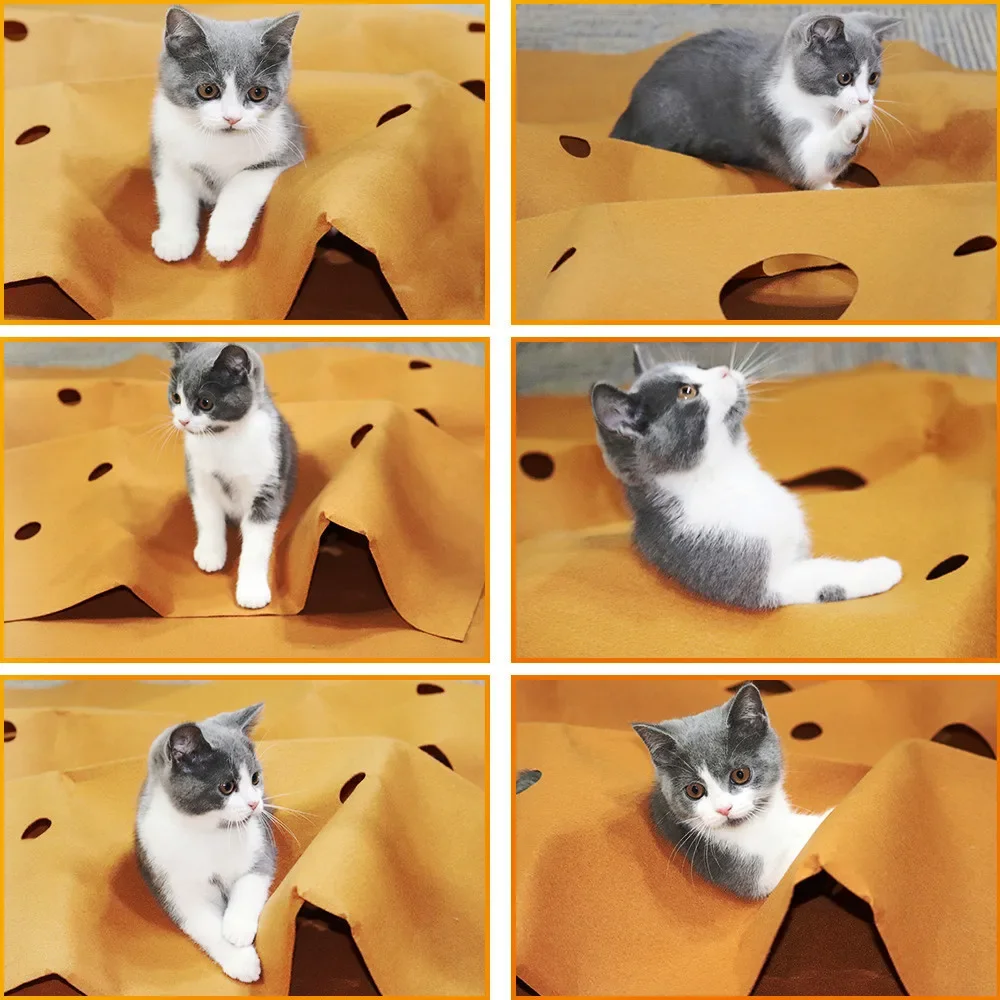 Cat Playing Game Mat Pet Toys  – обзор и цена Cat Tunnel Toy