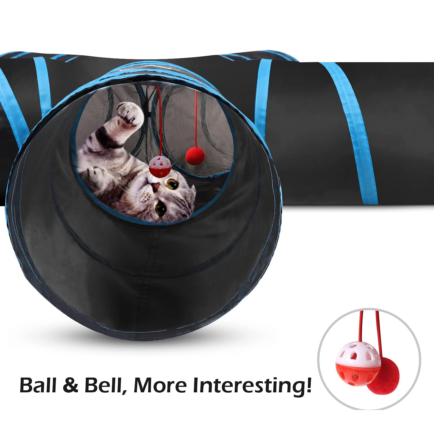 Pawaboo Cat Toys Cat Tunnel Tu – обзор и цена Cat Tunnel Toy
