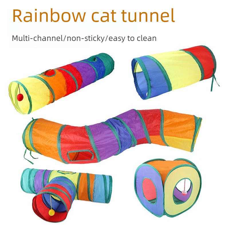 Cat Tunnel Teaser Stick, Kitte – обзор и цена Cat Tunnel Toy