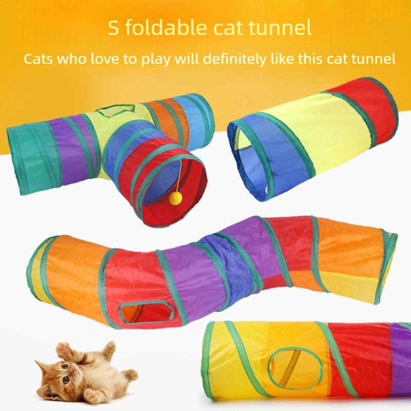 Cat Tunnel Teaser Stick, Kitte – обзор и цена Cat Tunnel Toy