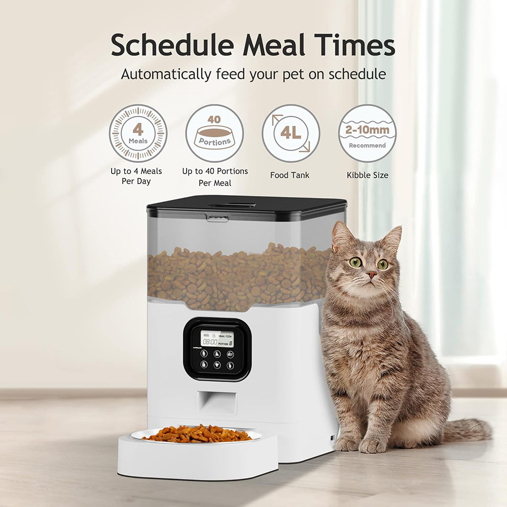4L Automatic Pet Feeder With T – обзор и цена Pet Supplies App