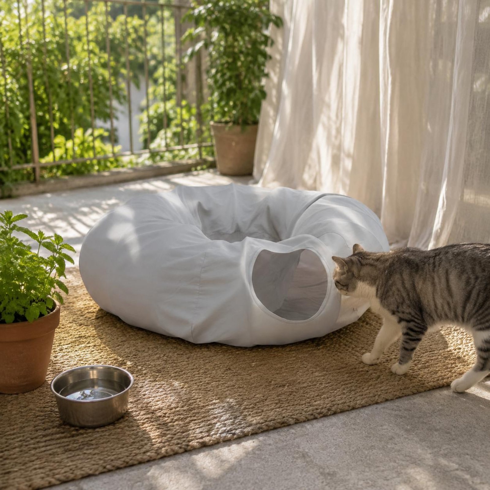 Feline Donut Tunnel Cooling Fe – обзор и цена Cat Tunnel Toy