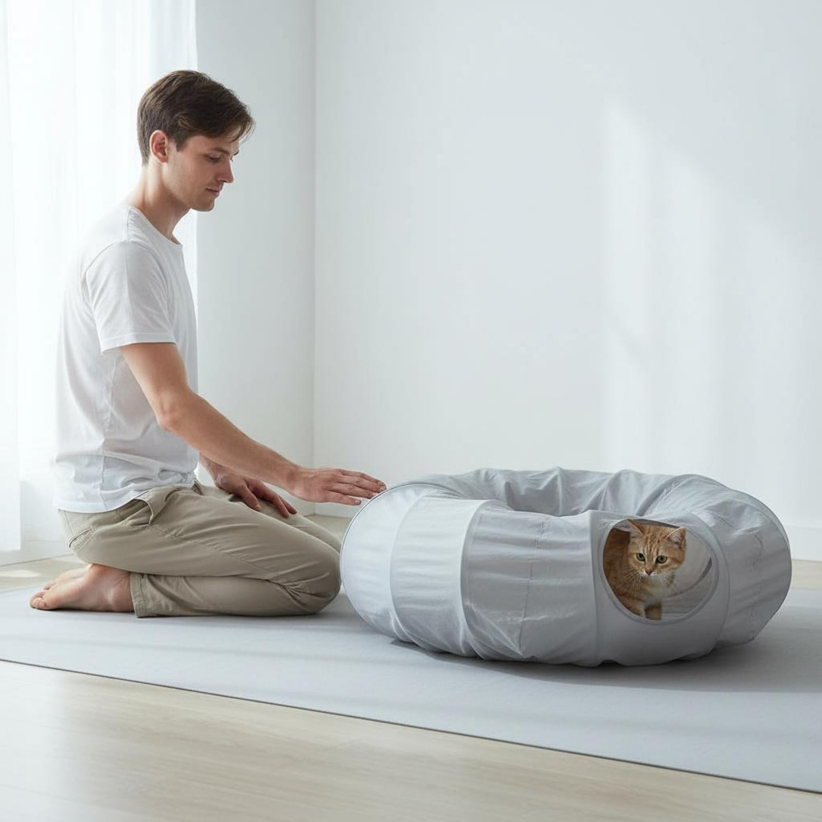 Feline Donut Tunnel Cooling Fe – обзор и цена Cat Tunnel Toy