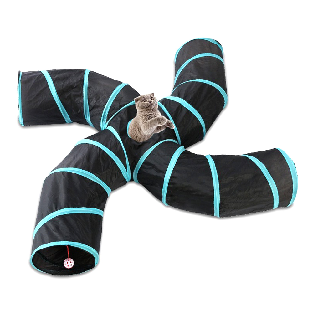 Indoor Cat Tunnel 4 Way Pet Pl – обзор и цена Cat Tunnel Toy
