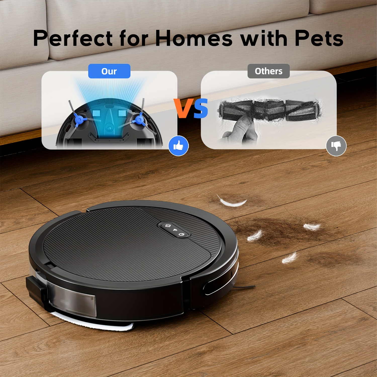 Robot Vacuum Cleaner, Strong S – обзор и цена Pet Supplies App
